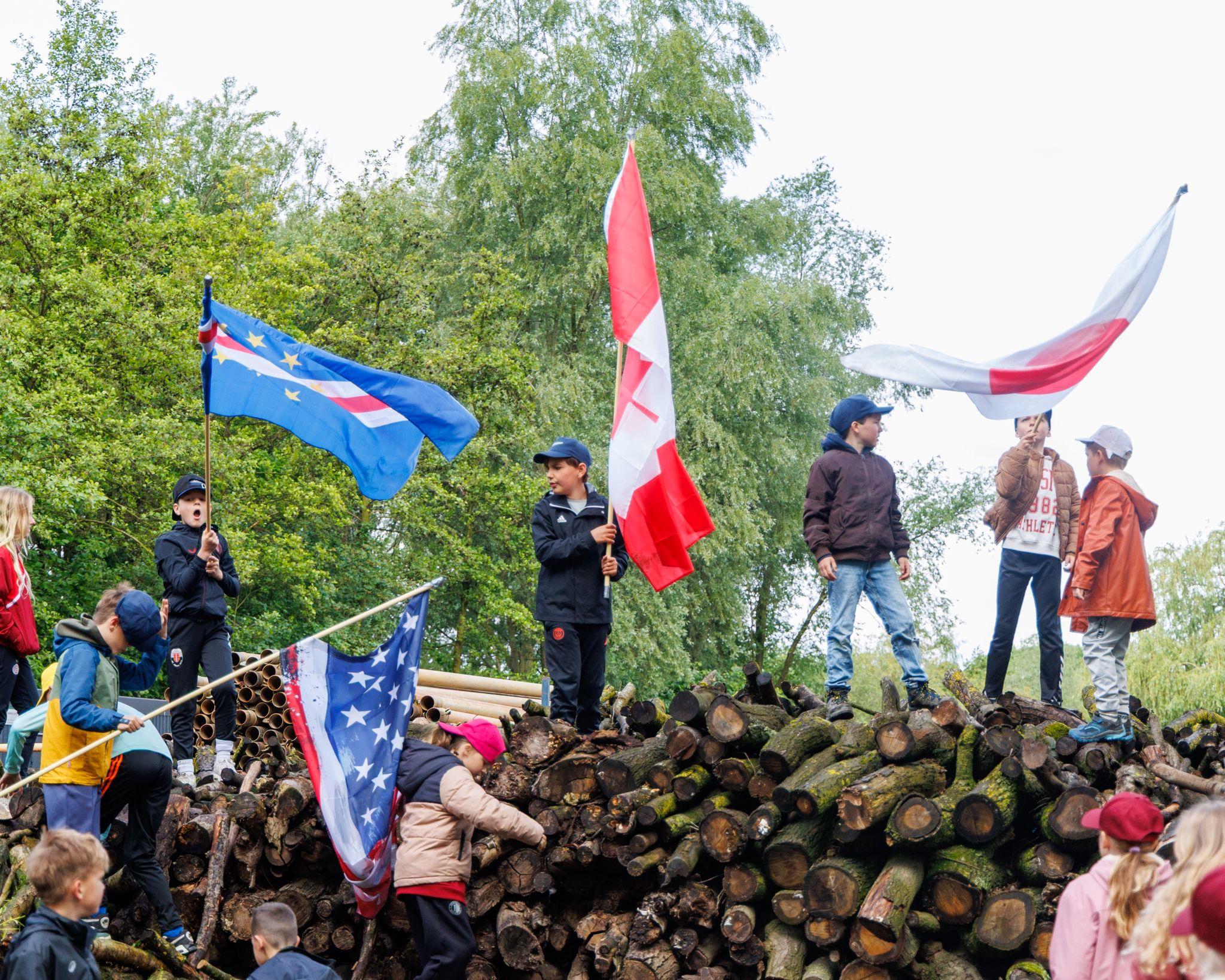 Het WK-thema kwam overal terug