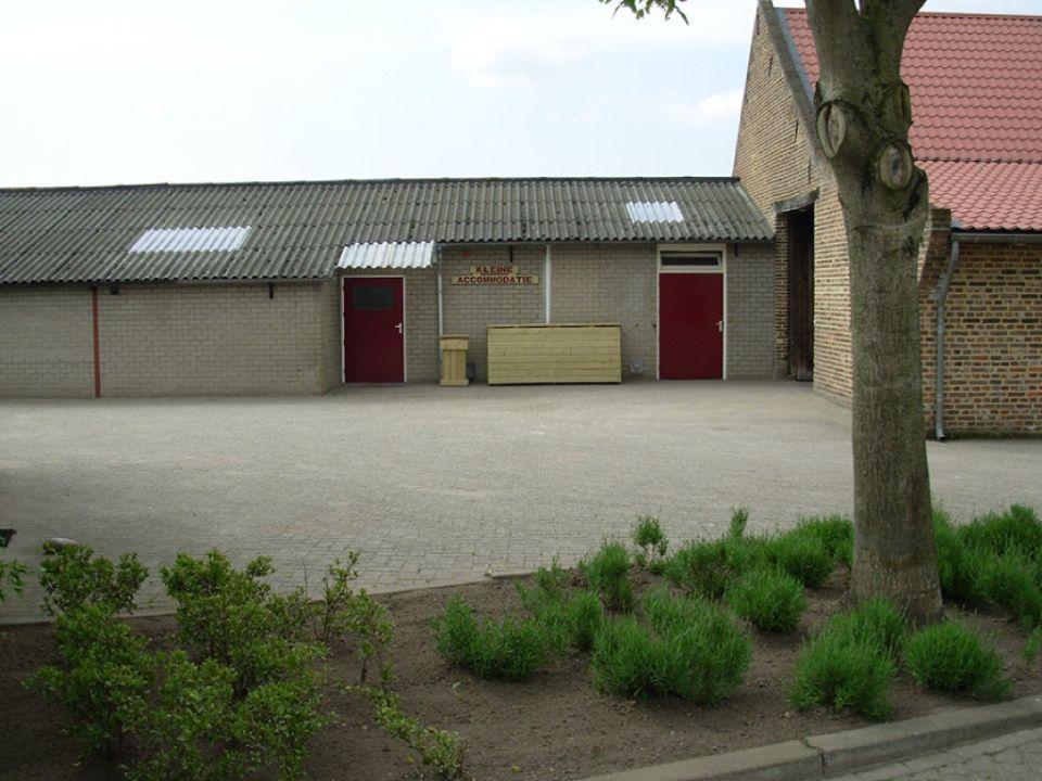 De kleine accommodatie van het kamphuis