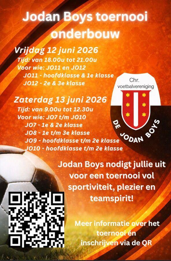Folder Jodan Boys toernooi onderbouw